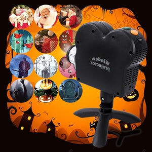 Original Smart Halloween/Christmas Projector +12 Movies [Upgraded 2024]