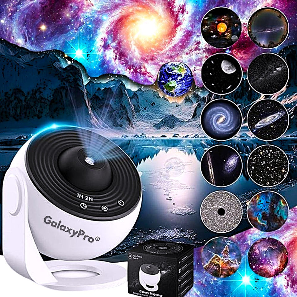 GalaxyPro® 13-in-1 Star Planetarium Projector [NEW 2025 Upgrade]